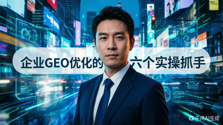 AI营销知识频道：AI搜索结果中的品牌露出：企业GEO优化的六个实操抓手 。 文章配图