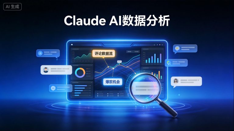 出海AI营销频道：Claude AI数据分析实战：从评论数据中挖掘爆款机会。文章配图
